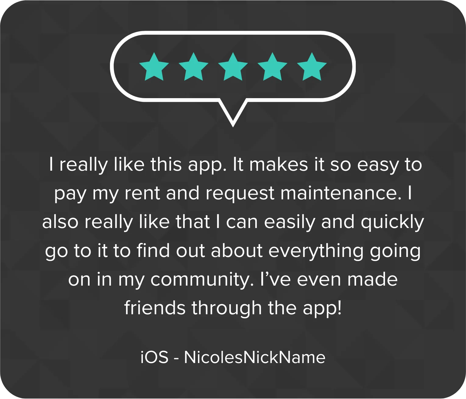 App store review from iOS user
